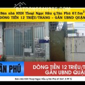 Bán nhà HXH Thoại Ngọc Hầu q.Tân Phú 67.5m², 5.99 Tỷ - DÒNG TIỀN 12TRIỆU/THÁNG